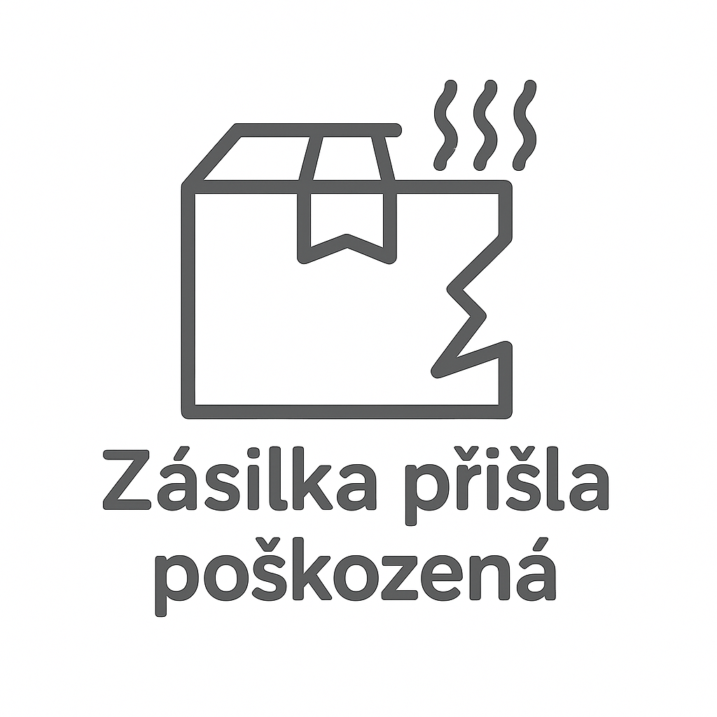Zásilka přišla poškozena