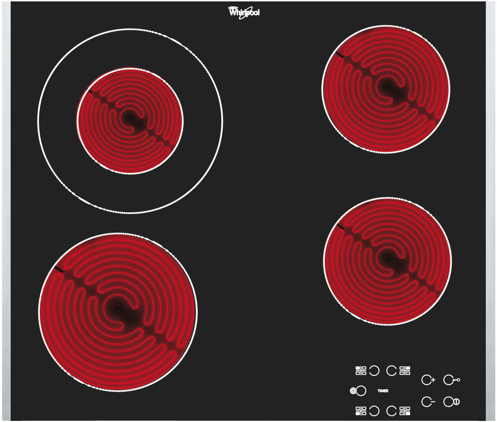 Whirlpool AKT 8130/LX Sklokeramická varná deska