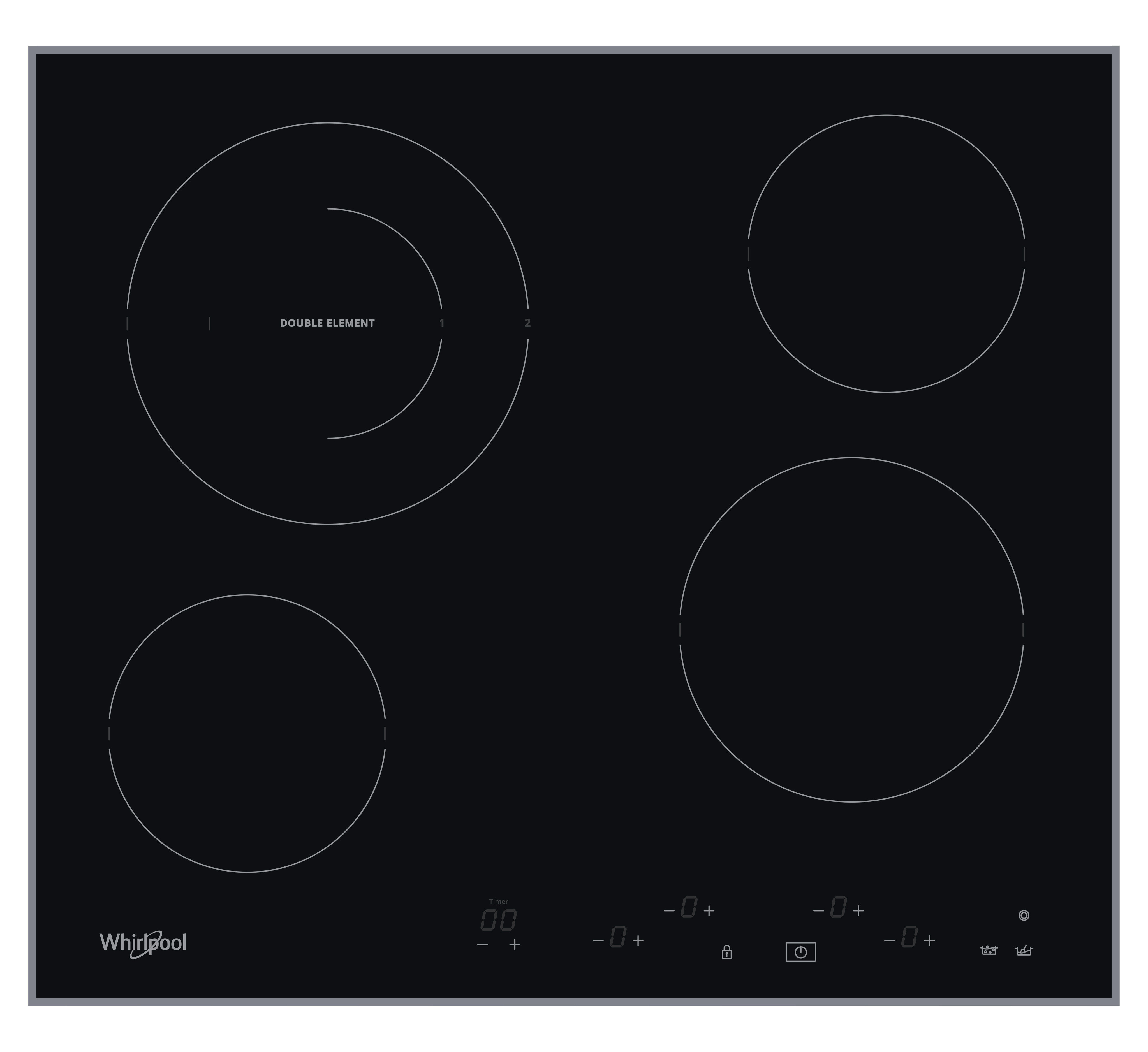 Whirlpool AKT 8601 IX Sklokeramická varná deska