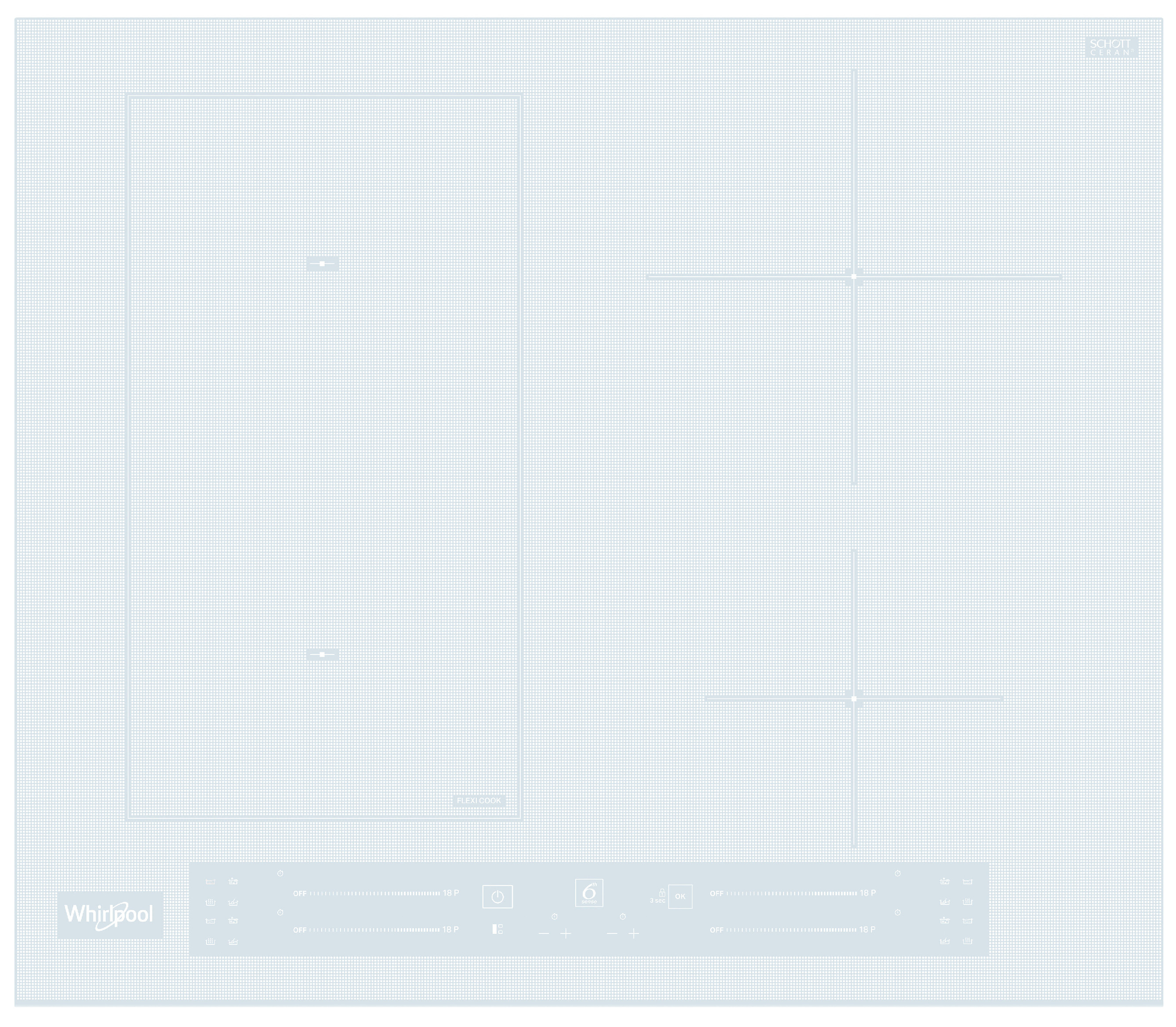 Whirlpool WL S5360 BF/W Indukční varná deska