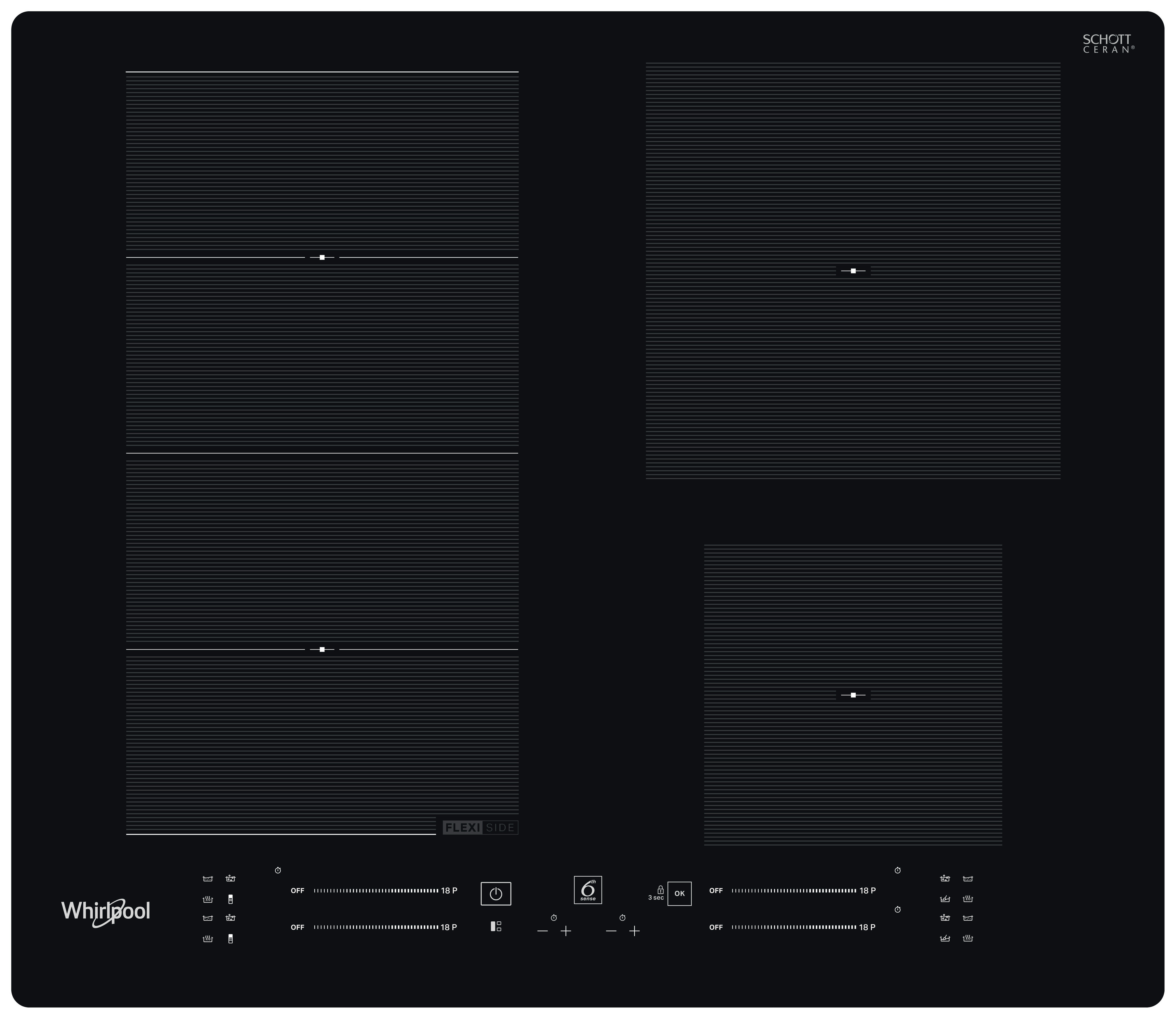Whirlpool WF S7560 NE Indukční varná deska