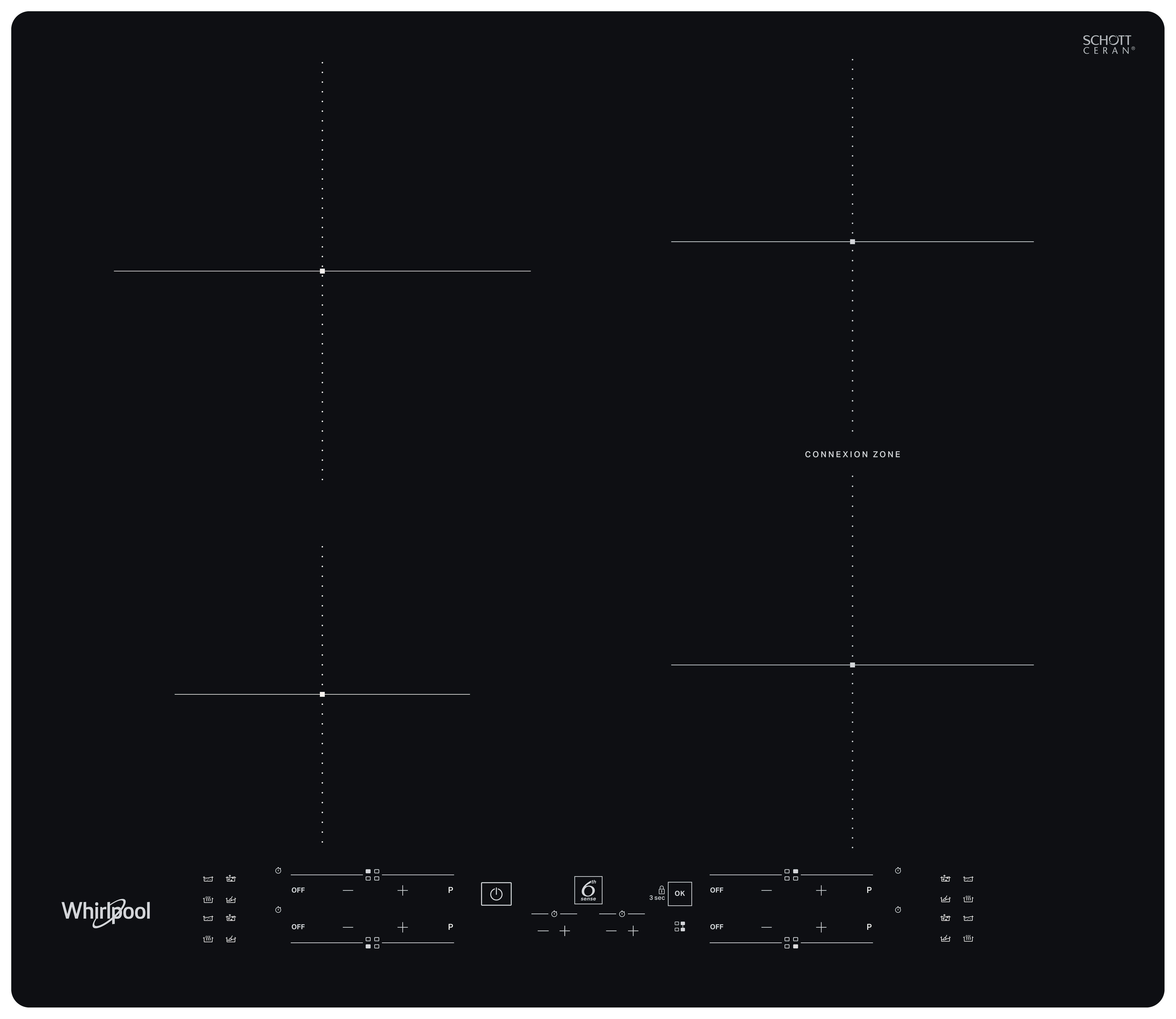 Whirlpool WB B8360 NE Indukční varná deska