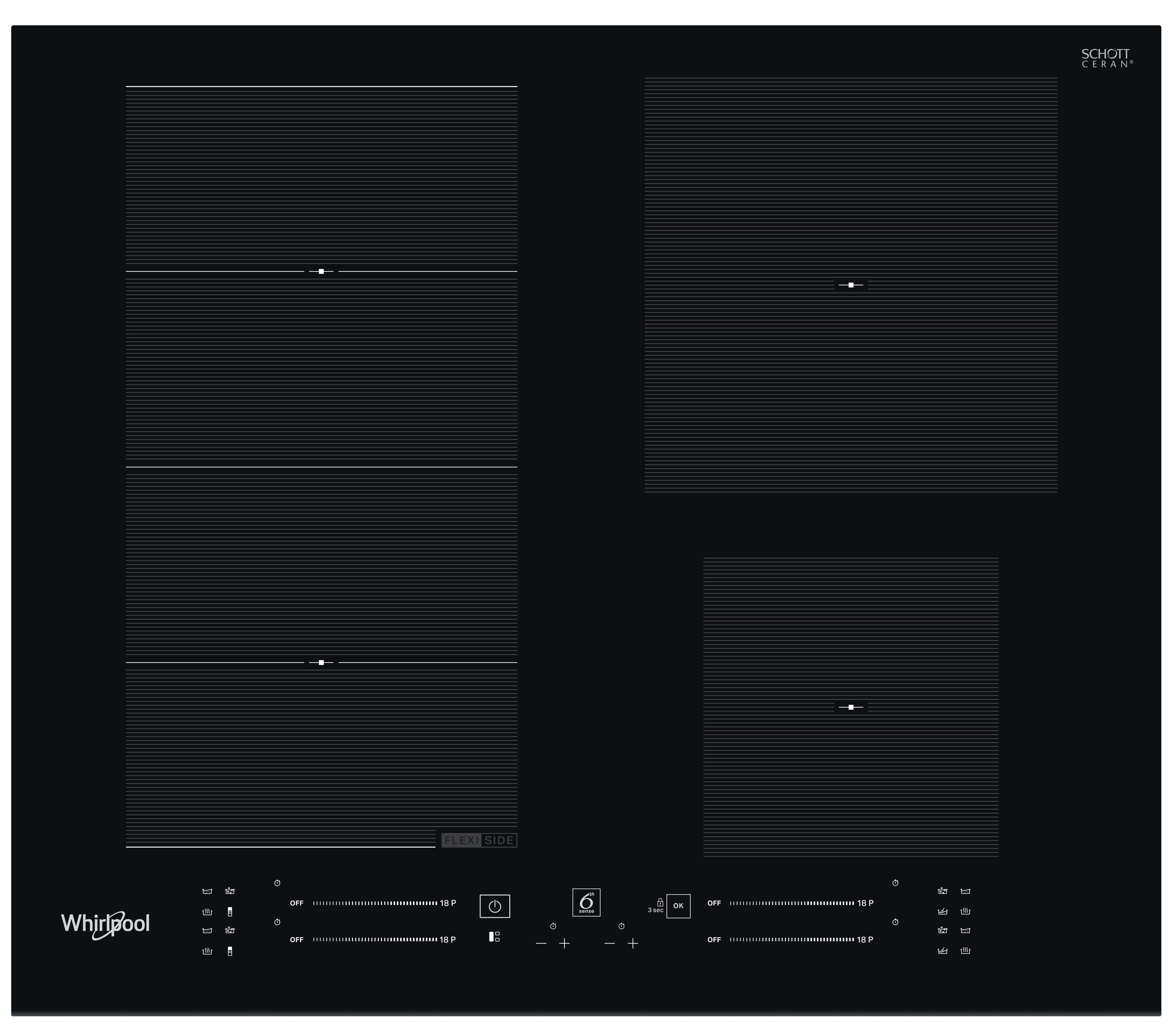 Whirlpool WF S4160 BF Indukční varná deska