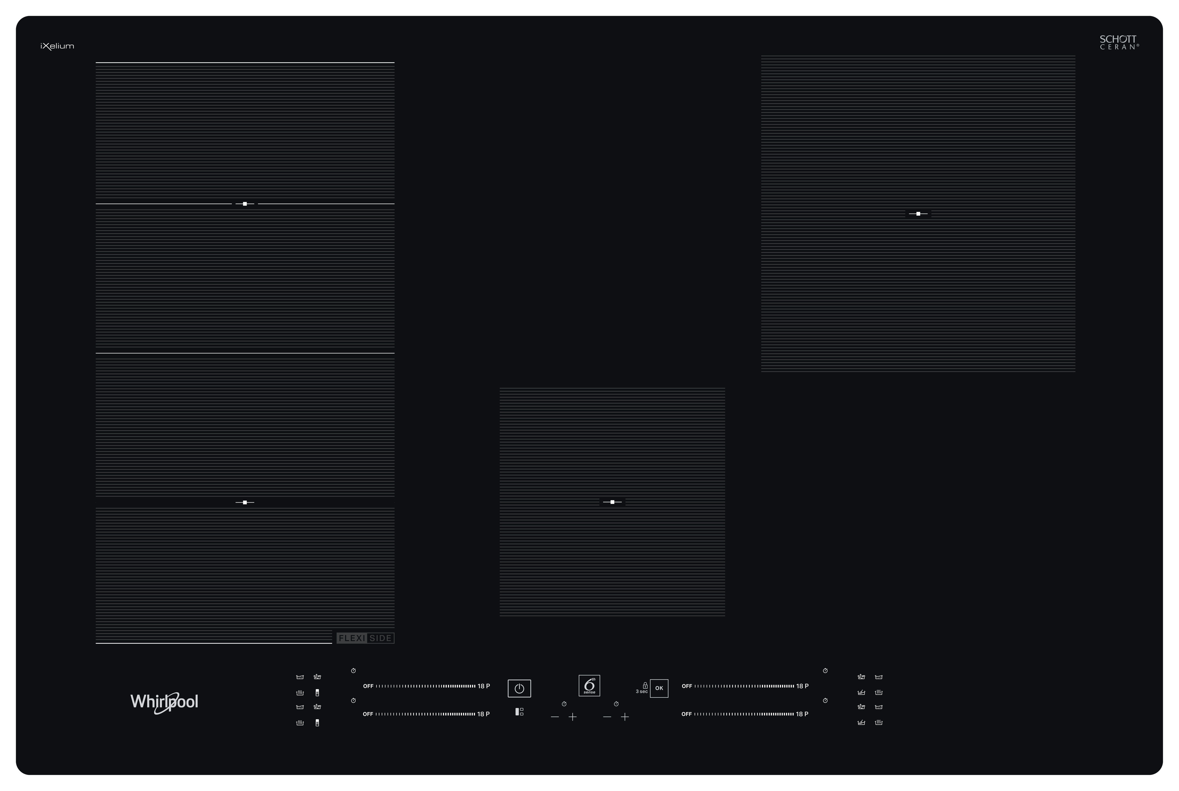 Whirlpool WF S0377 NE/IXL Indukční varná deska