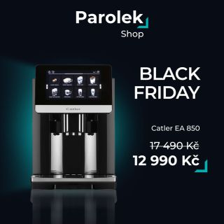 🖤 BLACK FRIDAY sleva -25 %! 🖤 Prémiový kávovar Catler EA 850 teď jen za 12 990 Kč místo 17 490 Kč! ☕ ✔️ 20 kávových...